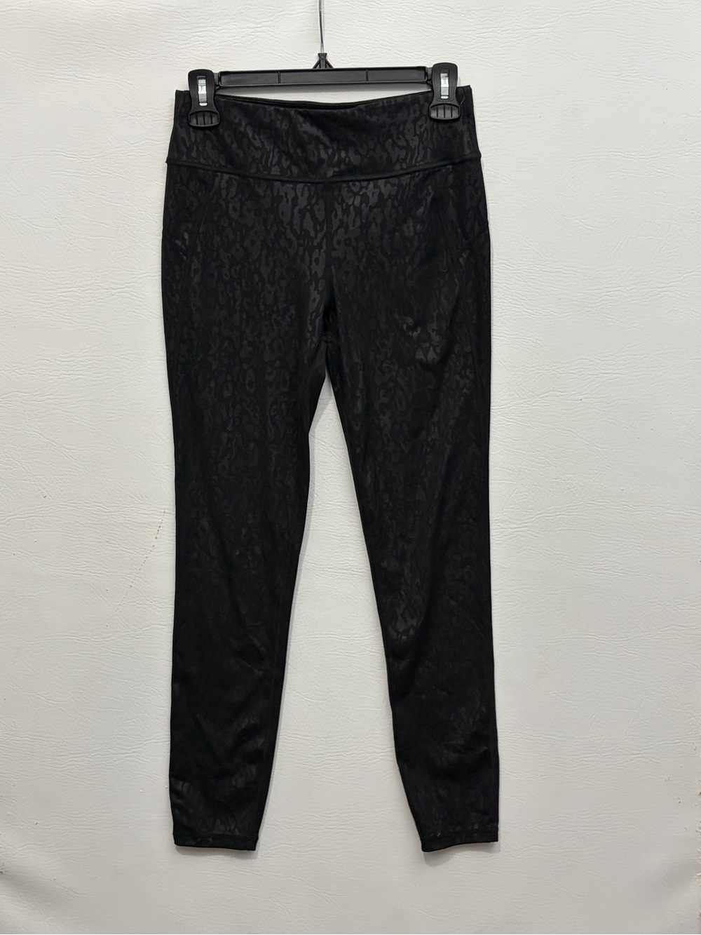 Sweaty Betty Black Wild Side Animal Print Textured Full Length Leggings Small